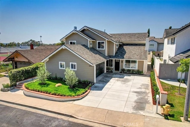 22461 Silver Spur, Lake Forest, CA 92630 - view of front of house featuring concrete driveway and an attached garage