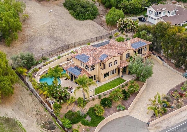 4149 Manchester Ave, Encinitas, CA 92024 - aerial view of property and surrounding area featuring a pool