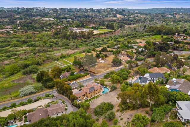 4149 Manchester Ave, Encinitas, CA 92024 - aerial view of property and surrounding area with nearby suburban area