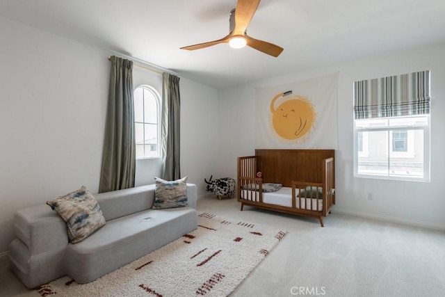 874 Royal Knight Trl, Redlands, CA 92374 - bedroom with carpet and ceiling fan
