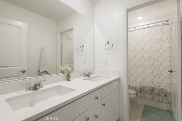 874 Royal Knight Trl, Redlands, CA 92374 - bathroom featuring double vanity and tile patterned floors