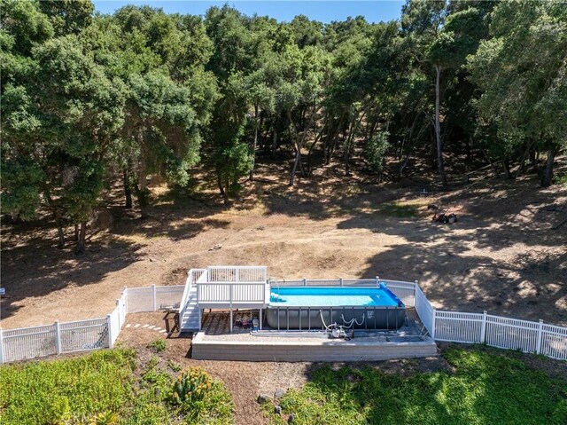 7735 Del Rio Rd, Atascadero, CA 93422 - aerial view of a pool