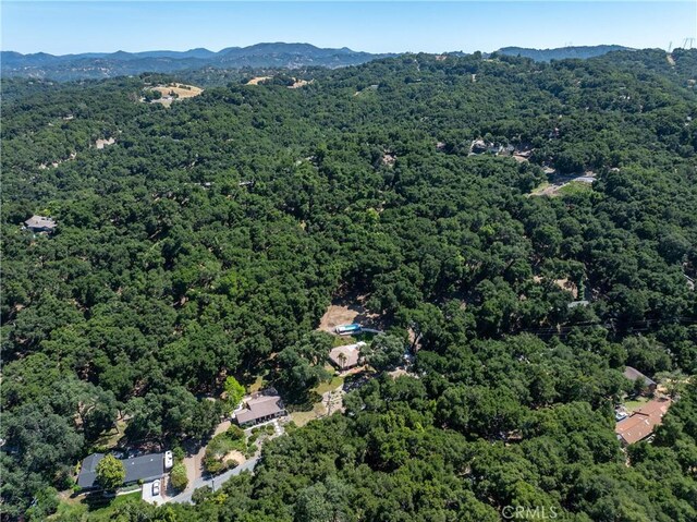 7735 Del Rio Rd, Atascadero, CA 93422 - bird's eye view of a forest and a mountainous background