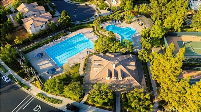 2937 Arboridge Ct, Fullerton, CA 92835 - drone / aerial view of a pool