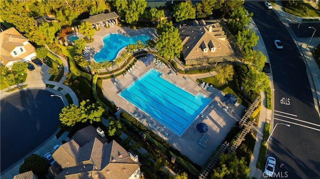 2937 Arboridge Ct, Fullerton, CA 92835 - bird's eye view of a pool