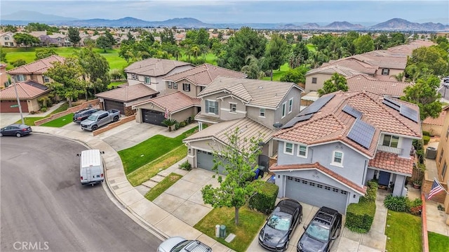 16315 Yorba Linda Ln, Fontana, CA 92336 - aerial view of residential area with a mountain backdrop