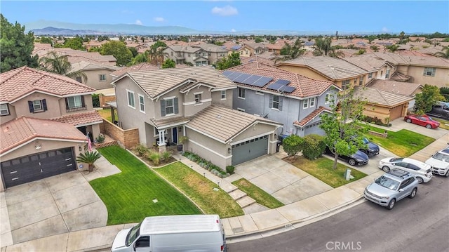 16315 Yorba Linda Ln, Fontana, CA 92336 - aerial perspective of suburban area