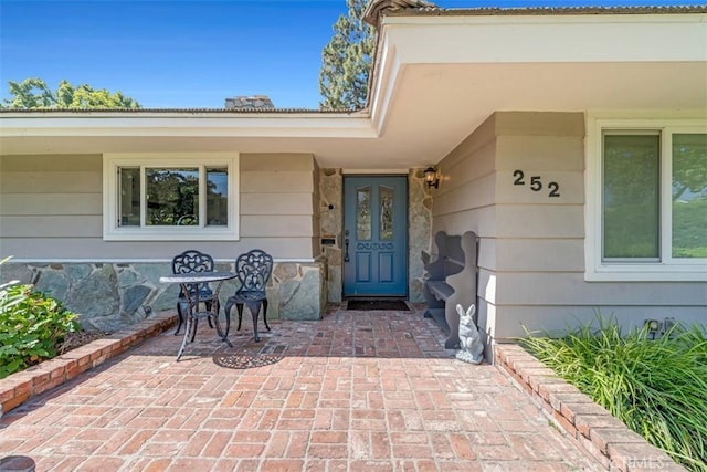 252 W 15th St, Upland, CA 91786 - doorway to property featuring a patio