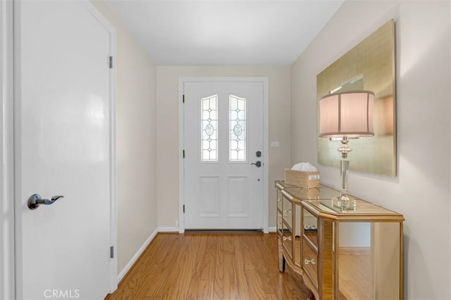 252 W 15th St, Upland, CA 91786 - foyer featuring light wood-style flooring and baseboards