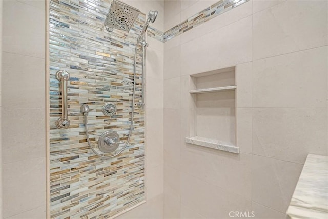 252 W 15th St, Upland, CA 91786 - bathroom featuring a tile shower