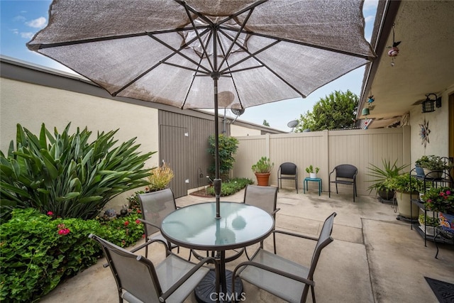 9676 Bloomfield St, Cypress, CA 90630 - view of patio with outdoor dining space