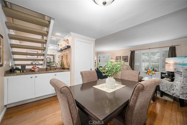 9676 Bloomfield St, Cypress, CA 90630 - dining room with wood finished floors