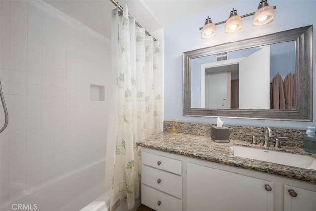 9676 Bloomfield St, Cypress, CA 90630 - full bathroom with vanity and shower / tub combo