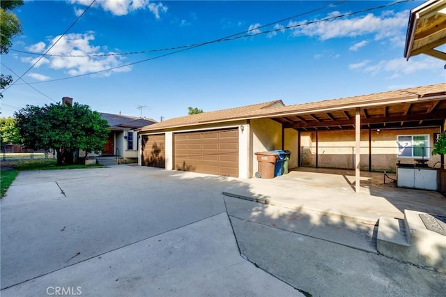 11701 Roseglen St, El Monte, CA 91732 - view of front of property featuring stucco siding and concrete driveway