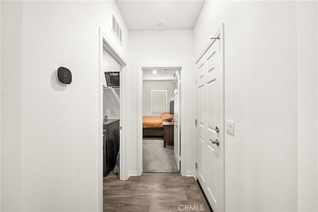 45105 Quicksilver Rd, Lake Elsinore, CA 92532 - hall featuring wood finished floors and baseboards