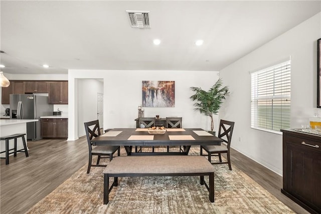 45105 Quicksilver Rd, Lake Elsinore, CA 92532 - dining room with wood finished floors and recessed lighting