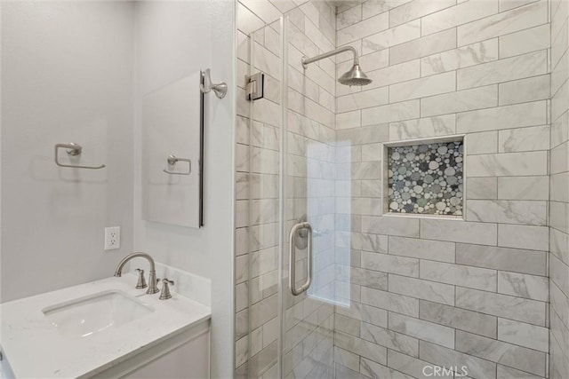9508 Jellico Ave, Northridge, CA 91325 - full bath featuring a stall shower and vanity