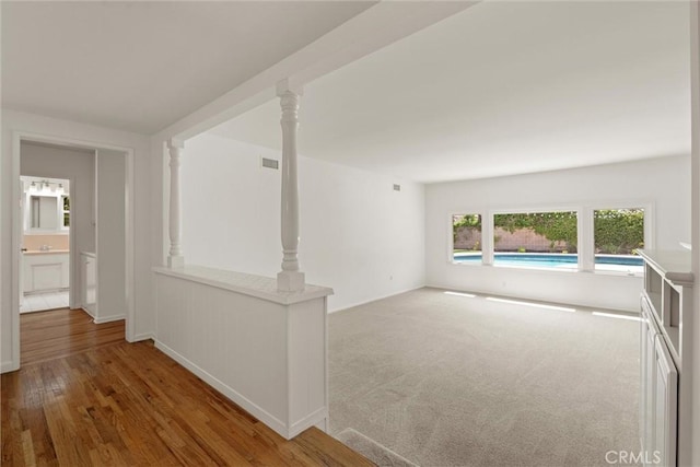 9508 Jellico Ave, Northridge, CA 91325 - empty room with wood finished floors and baseboards