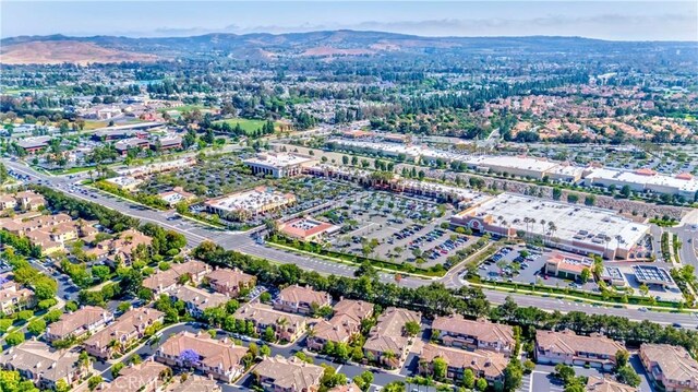 500 Tropea Aisle, Irvine, CA 92606 - aerial view of property's location featuring mountains