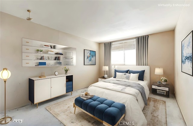 28006 S Western Ave Unit 267, San Pedro, CA 90732 - bedroom with concrete floors