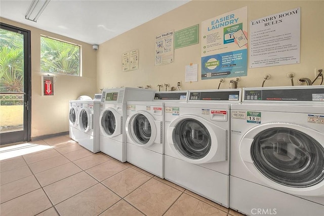 64 N Mar Vista Ave Unit 231, Pasadena, CA 91106 - community laundry with separate washer and dryer and light tile patterned floors