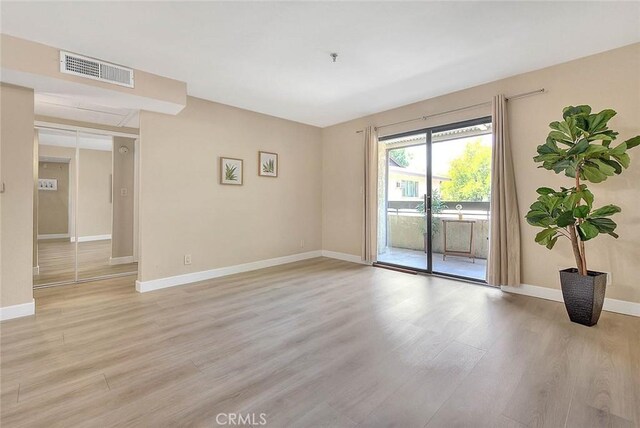 64 N Mar Vista Ave Unit 231, Pasadena, CA 91106 - empty room featuring light wood-style flooring and baseboards