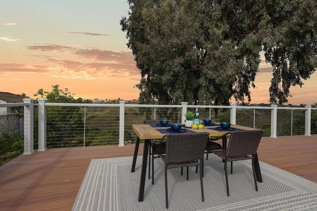 3833 Tomahawk Ln, San Diego, CA 92117 - deck with outdoor dining area