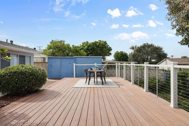 3833 Tomahawk Ln, San Diego, CA 92117 - wooden deck featuring outdoor dining area
