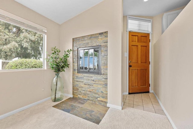 3833 Tomahawk Ln, San Diego, CA 92117 - foyer with carpet