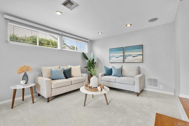3833 Tomahawk Ln, San Diego, CA 92117 - living area featuring recessed lighting and light carpet