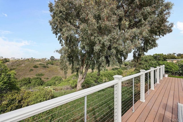 3833 Tomahawk Ln, San Diego, CA 92117 - view of wooden deck