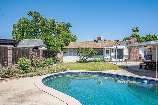 185 N Rodecker Dr, Azusa, CA 91702 - view of pool featuring a patio