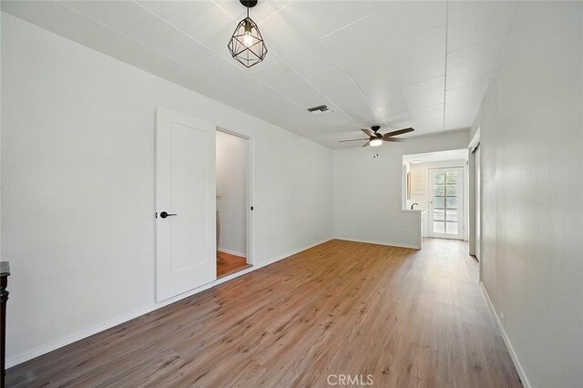 185 N Rodecker Dr, Azusa, CA 91702 - unfurnished room featuring wood finished floors and a ceiling fan