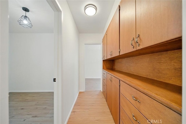 185 N Rodecker Dr, Azusa, CA 91702 - hall featuring light wood finished floors and baseboards