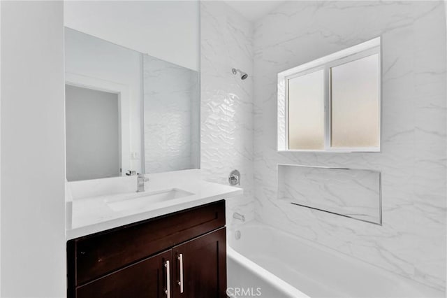 7419 N Mia Ln, Van Nuys, CA 91405 - bathroom featuring vanity and shower / bathtub combination