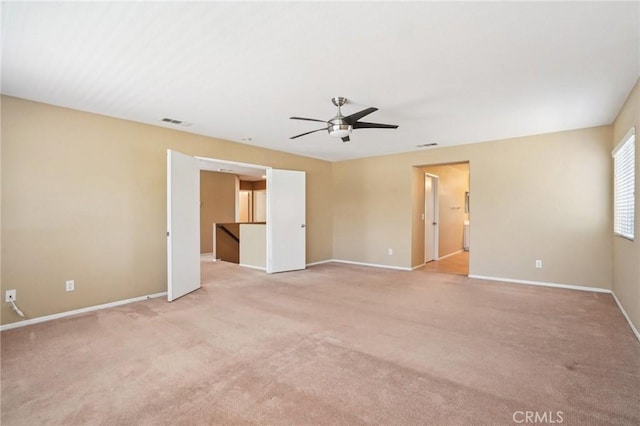 12910 Jersey St, Eastvale, CA 92880 - spare room with ceiling fan and light carpet