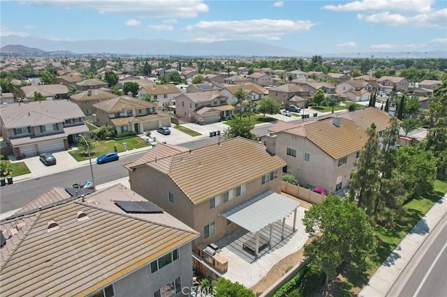 12910 Jersey St, Eastvale, CA 92880 - aerial view of residential area with a mountainous background