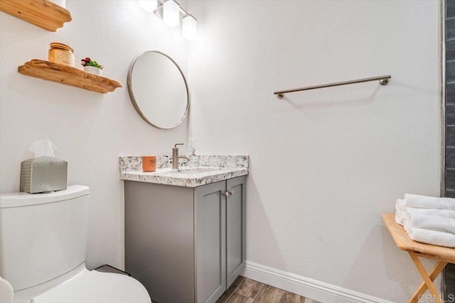 17915 Caminito Pinero Unit 264, San Diego, CA 92128 - half bath featuring wood finished floors and vanity