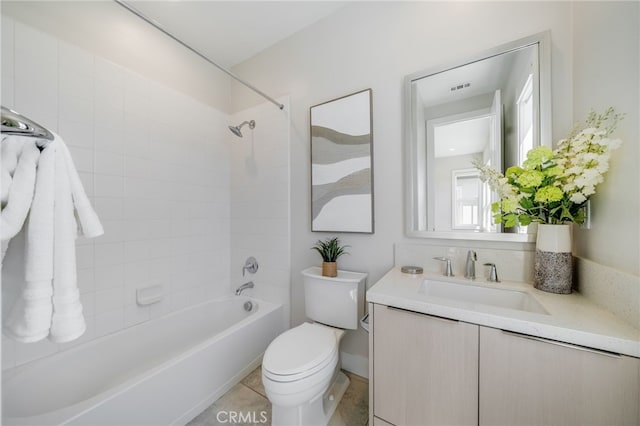 211 Wild Flower, Lake Forest, CA 92630 - full bathroom with vanity, shower / bathtub combination, and tile patterned floors