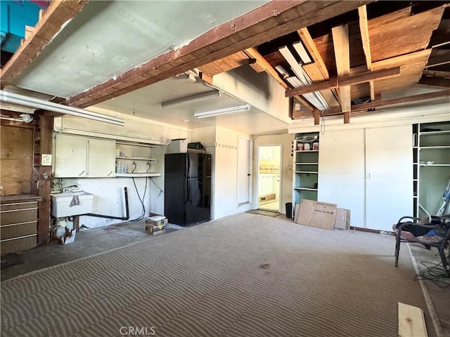 2817 San Verbena Way, Chico, CA 95973 - miscellaneous room with a sink and concrete floors