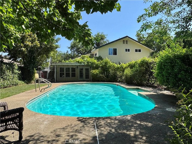 2817 San Verbena Way, Chico, CA 95973 - view of swimming pool with a patio