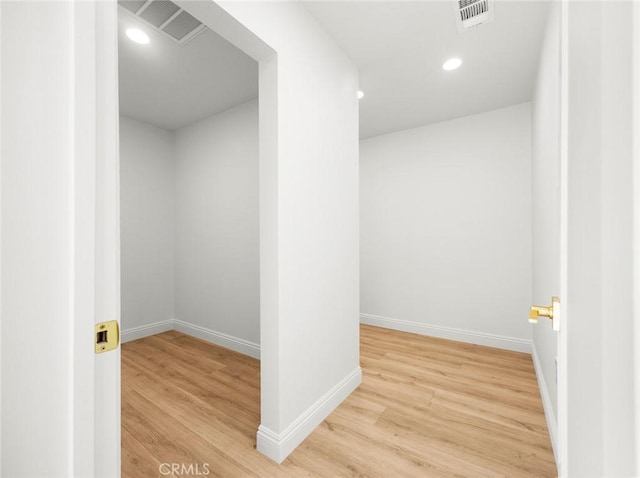 11410 Reseda Blvd, Porter Ranch, CA 91326 - hall featuring wood finished floors and recessed lighting