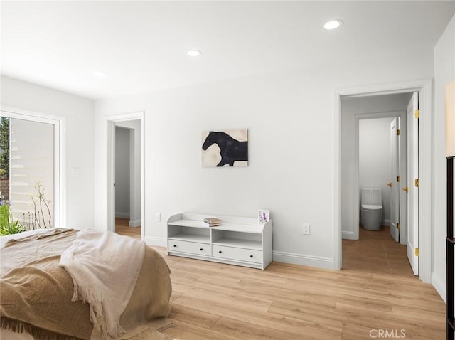 11410 Reseda Blvd, Porter Ranch, CA 91326 - bedroom with recessed lighting and light wood finished floors