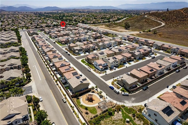 36390 W Flare, Winchester, CA 92569 - aerial view of residential area with a mountain backdrop