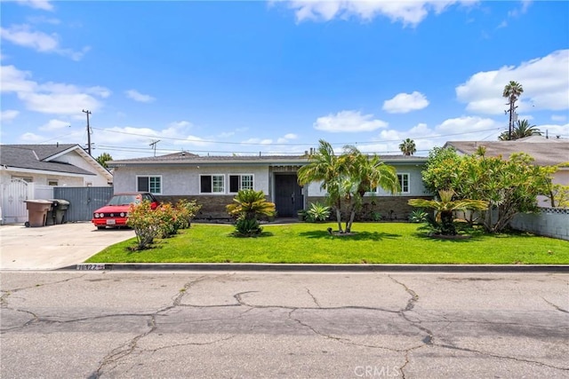 10422 Patricia Dr, Garden Grove, CA 92840 - view of front of property with concrete driveway and stucco siding