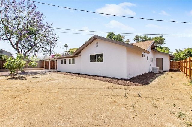 4215 Sherman Dr, Riverside, CA 92503 - view of property exterior featuring stucco siding, a fenced backyard, and roof with shingles