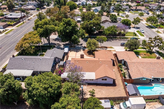 4215 Sherman Dr, Riverside, CA 92503 - aerial view of residential area with a pool