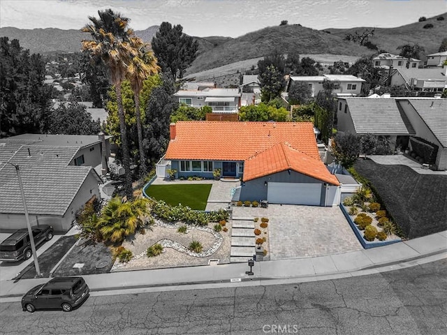 28639 Quaint St, Agoura Hills, CA 91301 - aerial perspective of suburban area with a mountainous background