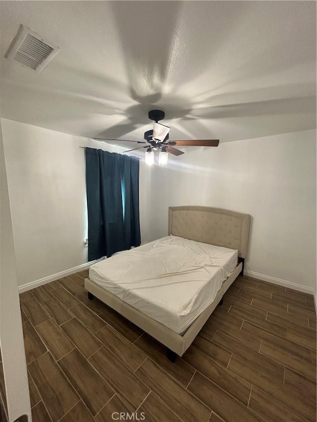 35862 Rabbit Spring Rd, Lucerne Valley, CA 92356 - bedroom with wood finish floors and a ceiling fan