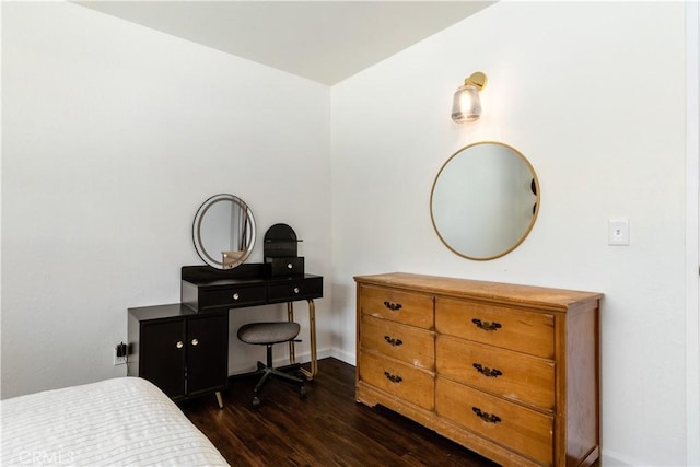 4725 Arena Ave, Atascadero, CA 93422 - bedroom featuring dark wood-style floors and baseboards
